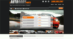 Desktop Screenshot of iautobodyparts.com